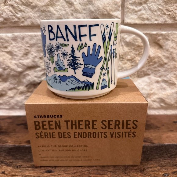 NWT BANFF Starbucks Been There Series Ceramic Coffee Cup Mug 14 Oz Canada - Picture 2 of 11